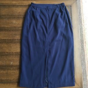 Navy Blue Skirt